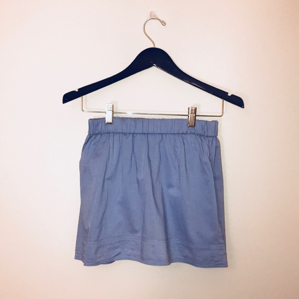 J.Crew Cotton Antibes Skirt Style Blue #81087